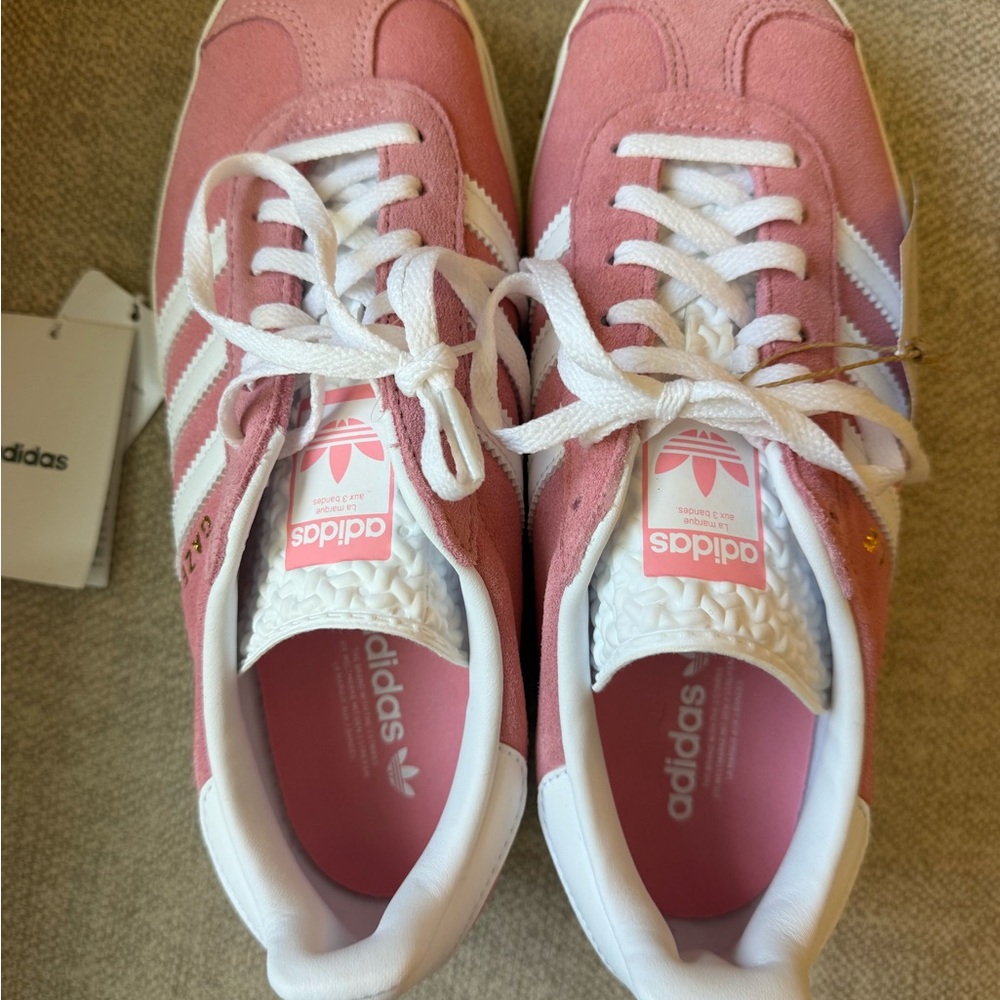 Adidas Womens Pink Gazelle Bold 'Super Pop' / US Women's 7.5 - Picture 5 of 10